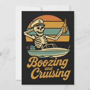 Invitation de surf et de croisière d'Halloween