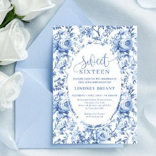 Invitation de Sweet 16 Téléchargement Numérique Ch