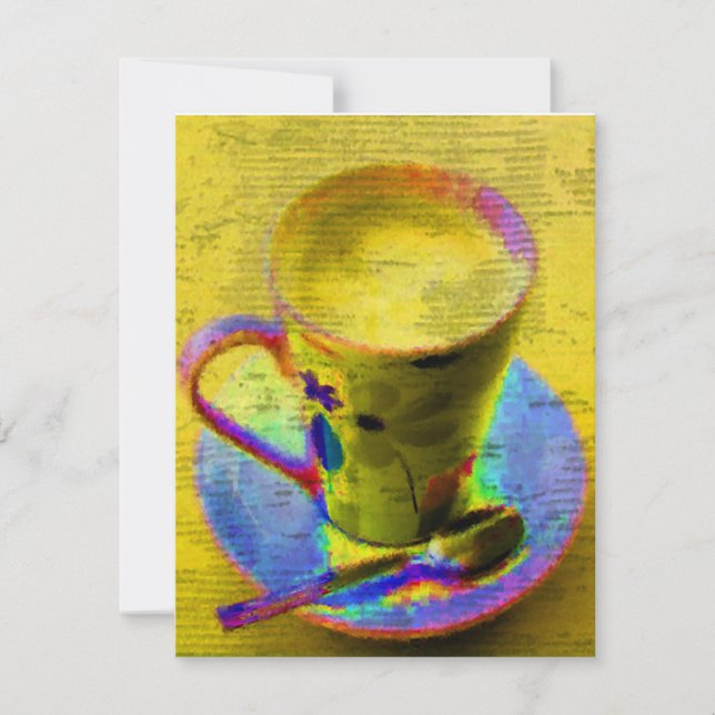 Invitation de tasse de thé (Devant)