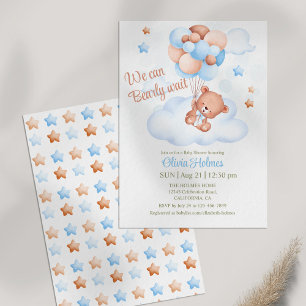 Invitation de Teddy Bear dans le Baby shower du ci