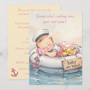 Invitation de téléchargement numérique pour bébé m
