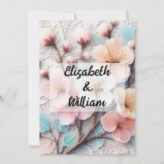 Invitation de texte calligraphie minimaliste