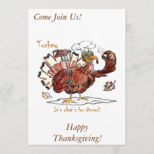 Invitation de thanksgiving