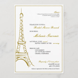 Invitation de Tour Eiffel