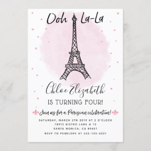 Invitation de Tour Eiffel de Paris pour tout