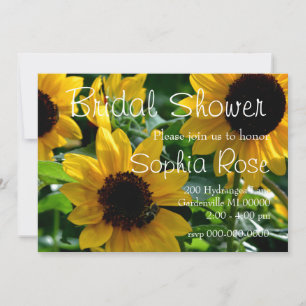 Invitation de tournesol