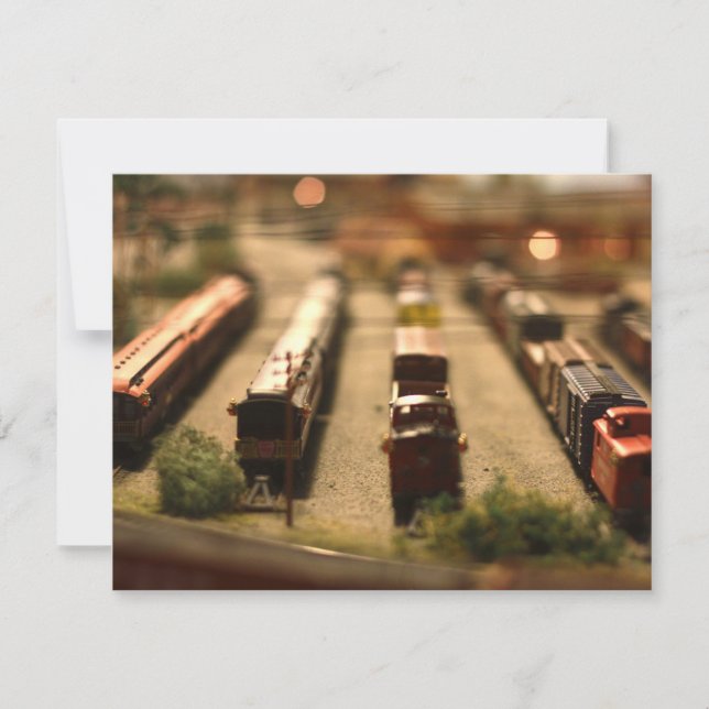 Invitation de Toy Trains (Devant)