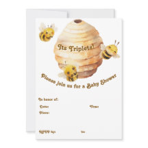 Invitation de trois abeilles