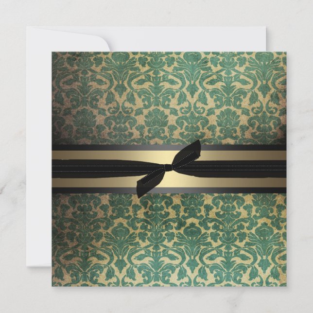 Invitation de vacances Damask (Devant)