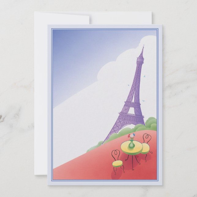 Invitation © de vacances de Paris (Devant)