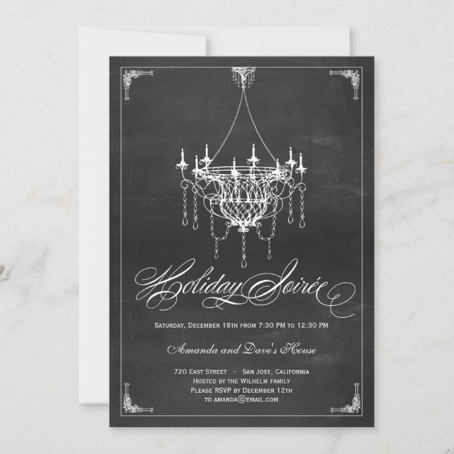 Invitation de vacances pour lustre russe - Chalboa (Devant)