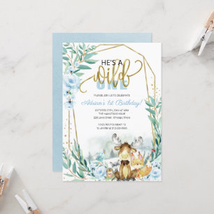 Invitation de verdure pour le 1er anniversaire de