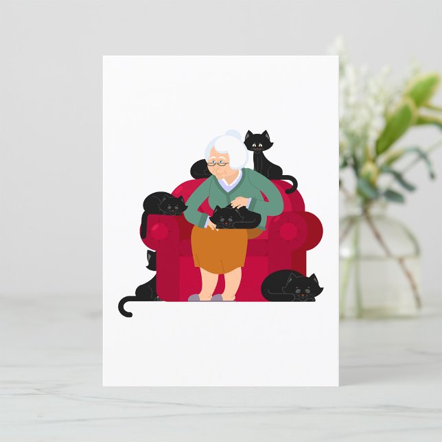 Invitation de Vieux Chat Lady (Créateur téléchargé)