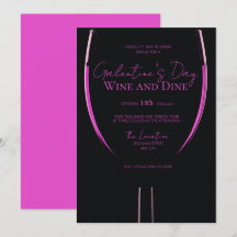 Invitation de vins et de dîners de la Saint-Galent
