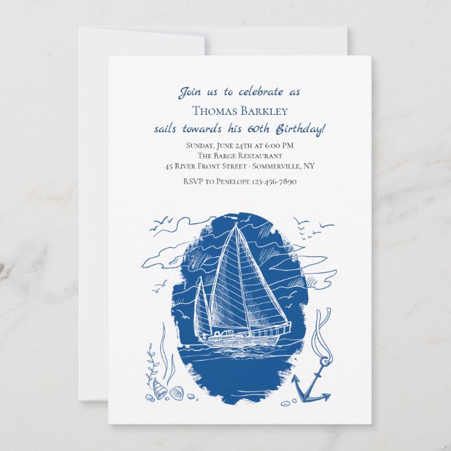Invitation de voilier (Devant)