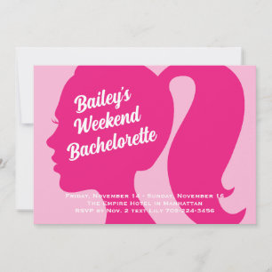 Invitation de week-end enterrement de vie de jeune
