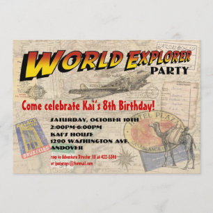 Invitation de World Explorer Party