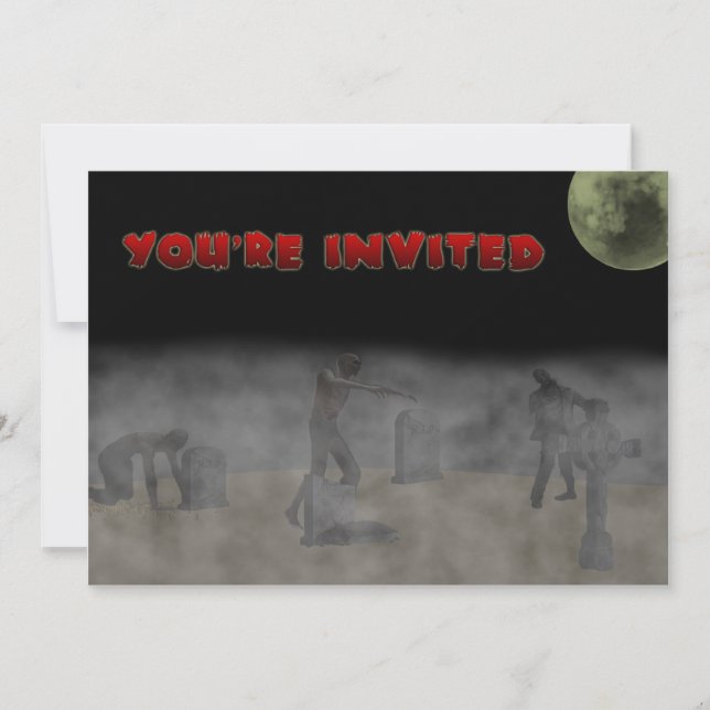 Invitation de zombi (Devant)
