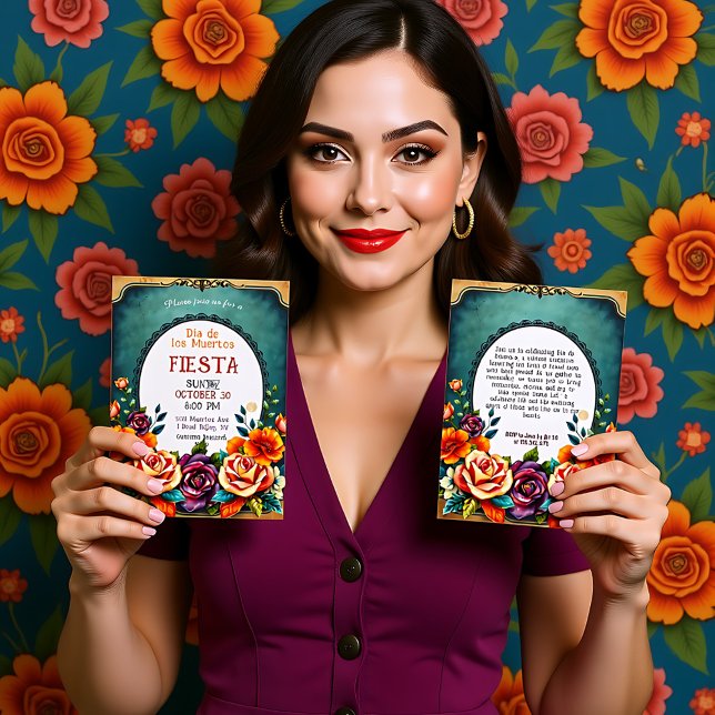 Invitation 💀🎉Dead to the Last Detail (Dead to the Last Detail Invitation, customizable text on both sides)