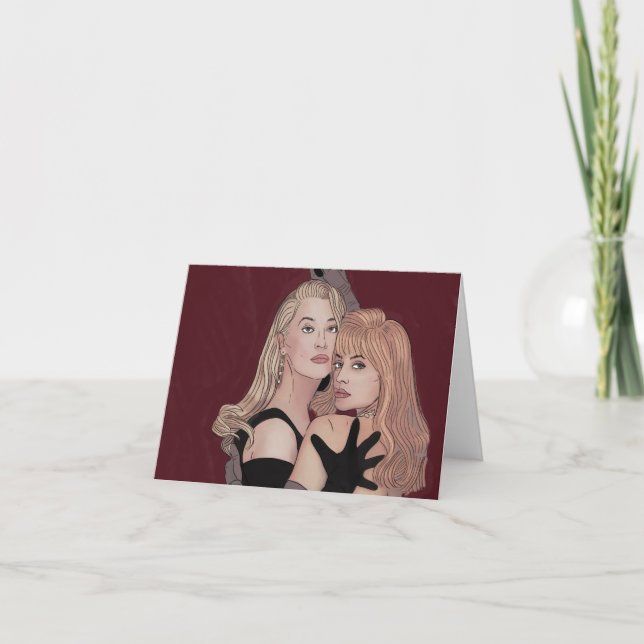 Invitation Death becomes her (Devant)