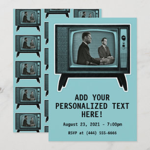 Invitation Débat télévisé Kennedy Nixon 1960