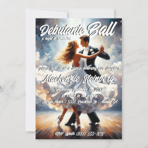 Invitation Debutante Ball Cotillion Danse
