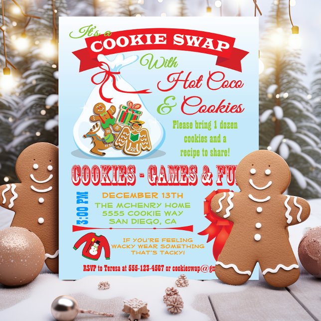 Invitation d'échange de cookies (Créateur téléchargé)