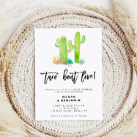 Décontracté Cactus Succulent Taco Bout Love Mariag