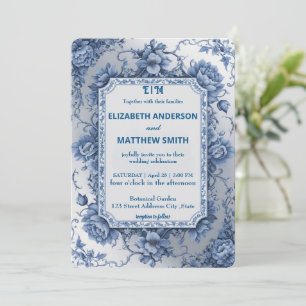 Invitation décontracté lunatique frais romantique mariage