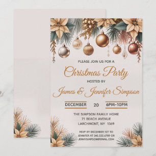 Invitation Décoration de sapin de Noël