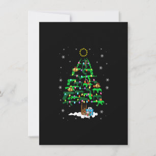 Invitation Décoration de sapin de Noël avec pistolet Cadeaux 