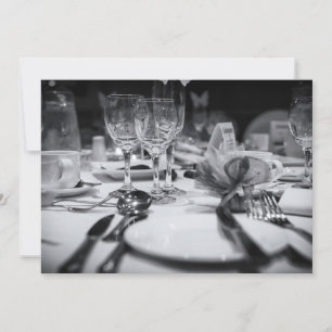 Invitation Décoration de table de mariage