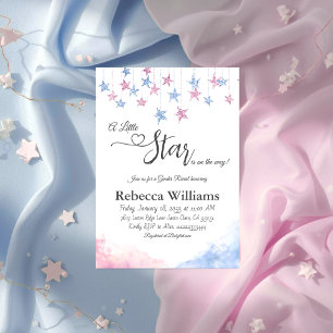 Invitation Découverte du sexe de Bébé avec Twinkle Twinkle Li