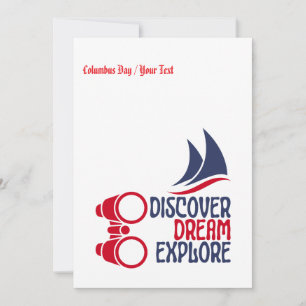 Invitation Découvrez le rêve explorer