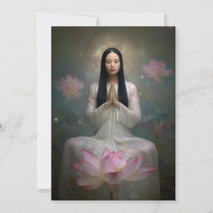 Invitation Déesse éthérée Quan Yin Haute Fréquence Florale