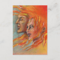 Déesse grecque de Dieu de Firey d'invitation de