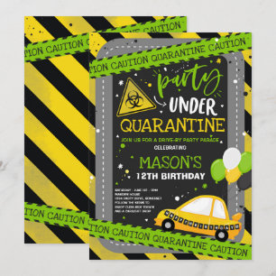 Invitation Défilé de fête d'anniversaire de la quarantaine