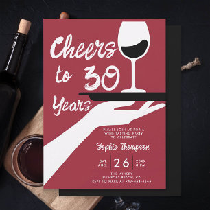 Invitation Dégustation de vin Elégant vignoble Décontracté 30