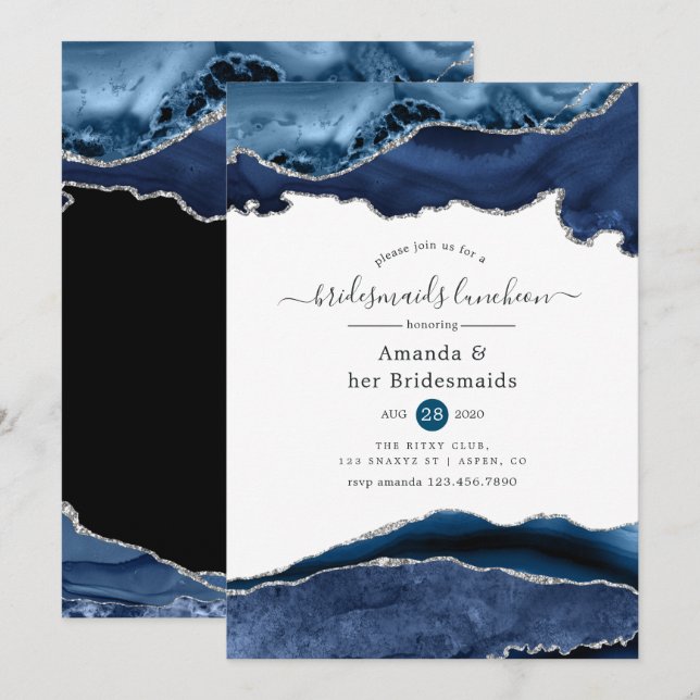 Invitation Déjeuner d'affaires de la Marine et de l'Argent Ag (Devant / Derrière)