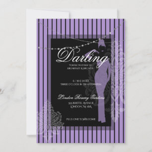 Invitation Déjeuner de baby shower avec la mariée