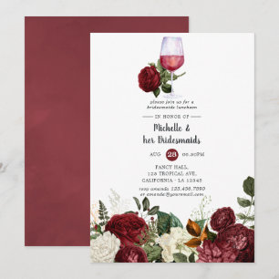 Invitation Déjeuner de demoiselles d'honneur avec dégustation