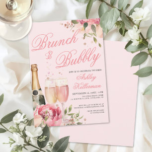 Invitation Déjeuner de mariage avec bulles