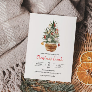 Invitation Déjeuner de Noël
