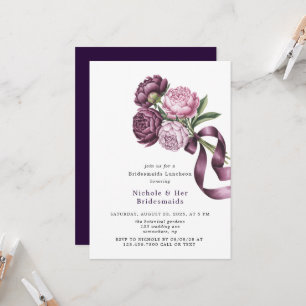Invitation Déjeuner des femmes d'affaires florales de Blush e