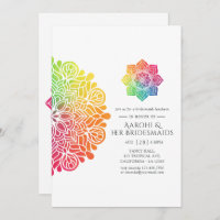 Déjeuner des servantes indiennes Rainbow Mandala