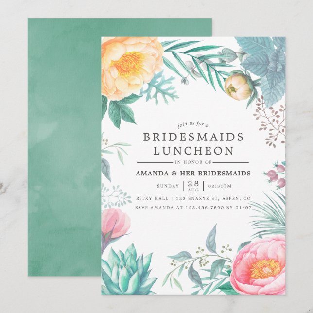 Invitation Déjeuner d'été des femmes maitres de la Monnaie Tr (Devant / Derrière)