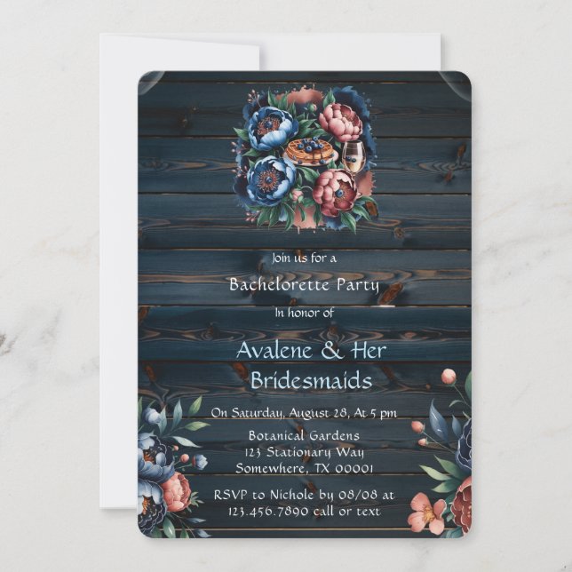 Invitation Déjeuner d'été des serveuses de la Marine et du Co (Devant)