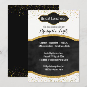 Invitation Déjeuner nuptial   Fête des mariées de Parties sci