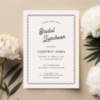 Déjeuner nuptial minimaliste et simple à coquille