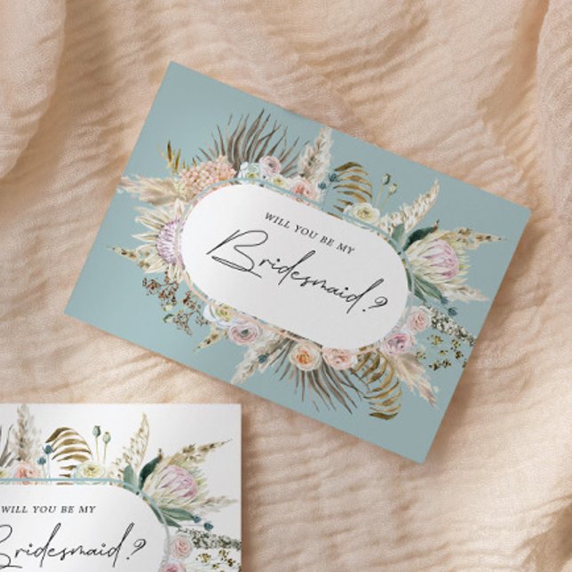 Invitation d'Élégante demoiselle d'honneur bohème (Créateur téléchargé)